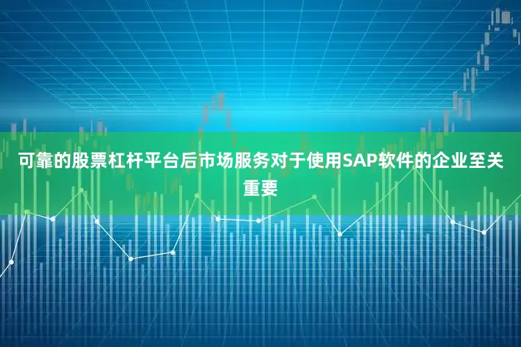 可靠的股票杠杆平台后市场服务对于使用SAP软件的企业至关重要